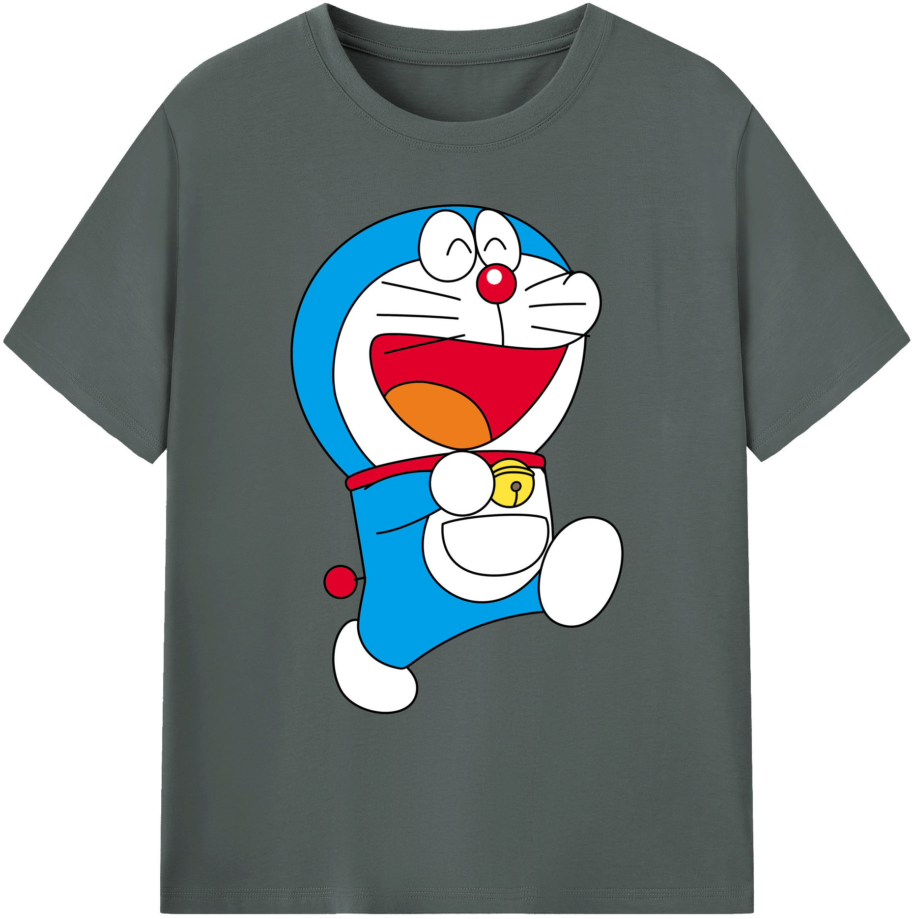 （画像用） ドラえもん Doraemon 綿100％ メンズ半袖Tシャツ｜肌触りやわらか＆通気性